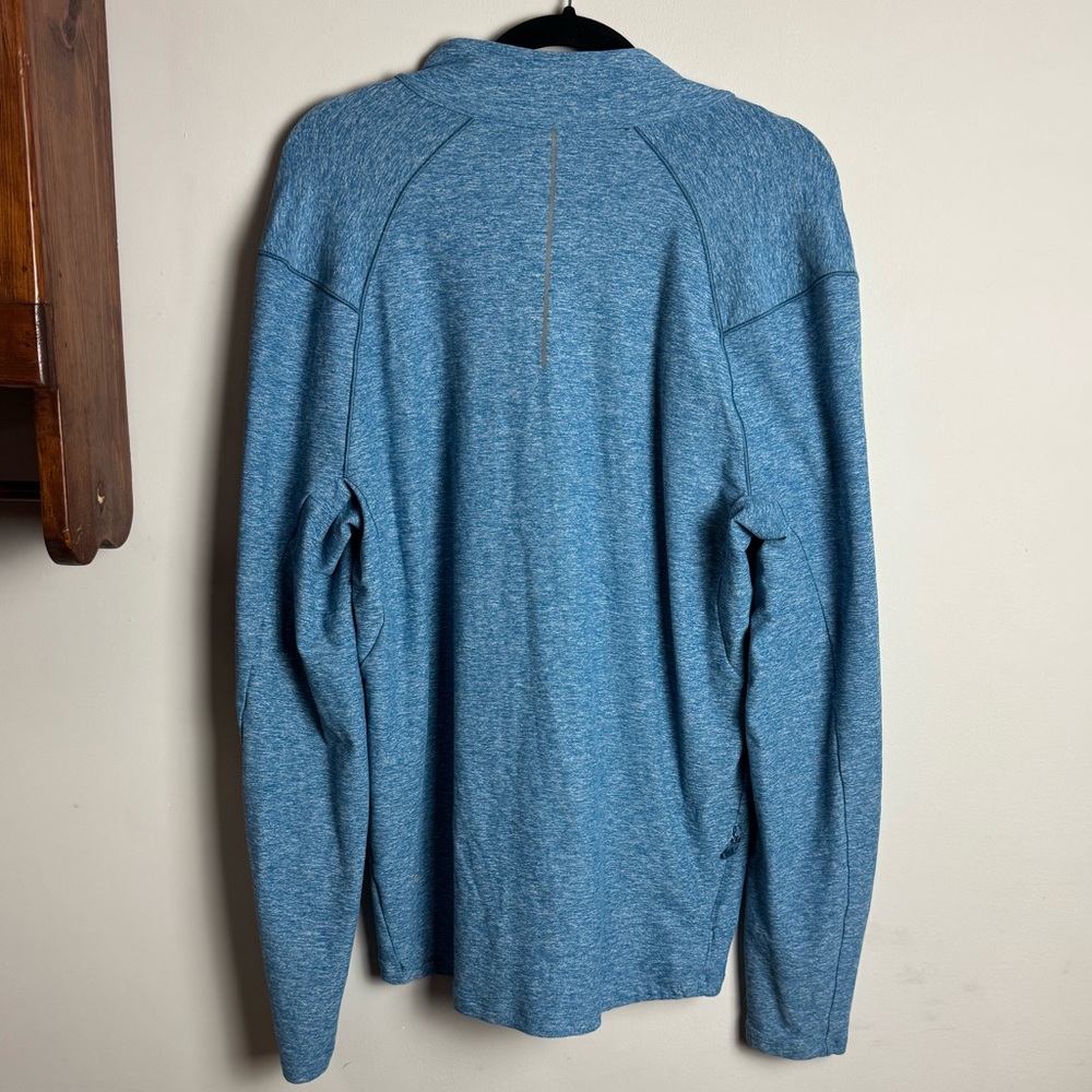 Lululemon Men’s Blue Quarter-Zip Pullover Long Sleeve Size L - Picture 4 of 7